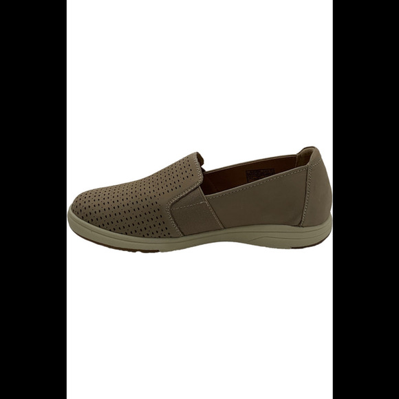 Earth Origins Leather Slip-On Casual Sneakers Elin Coco - Wide - Picture 2 of 4